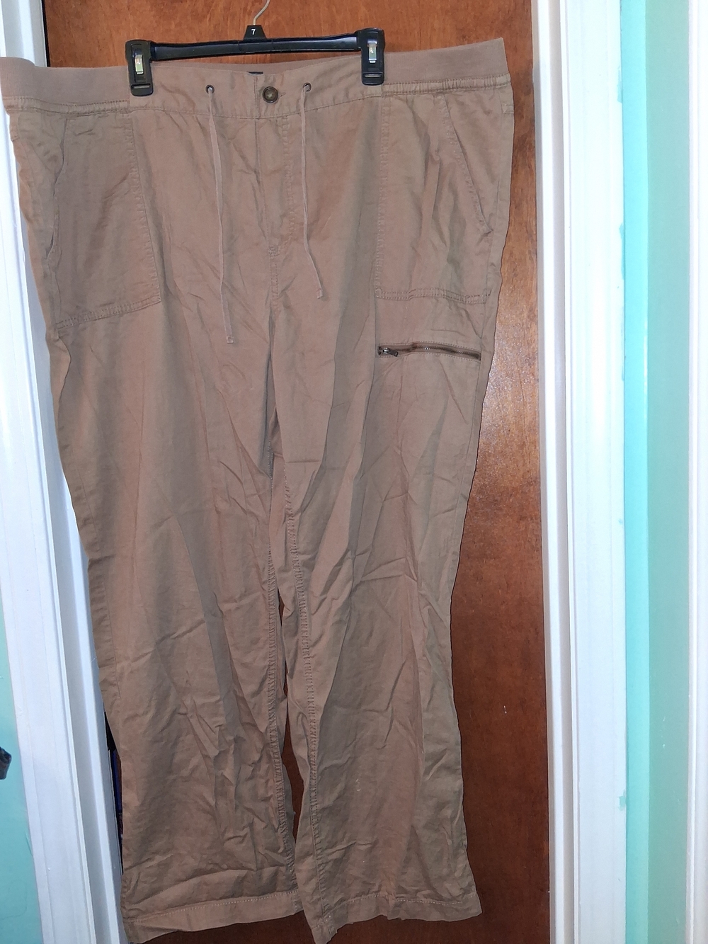 Faded Glory Tan Straight Leg Pants